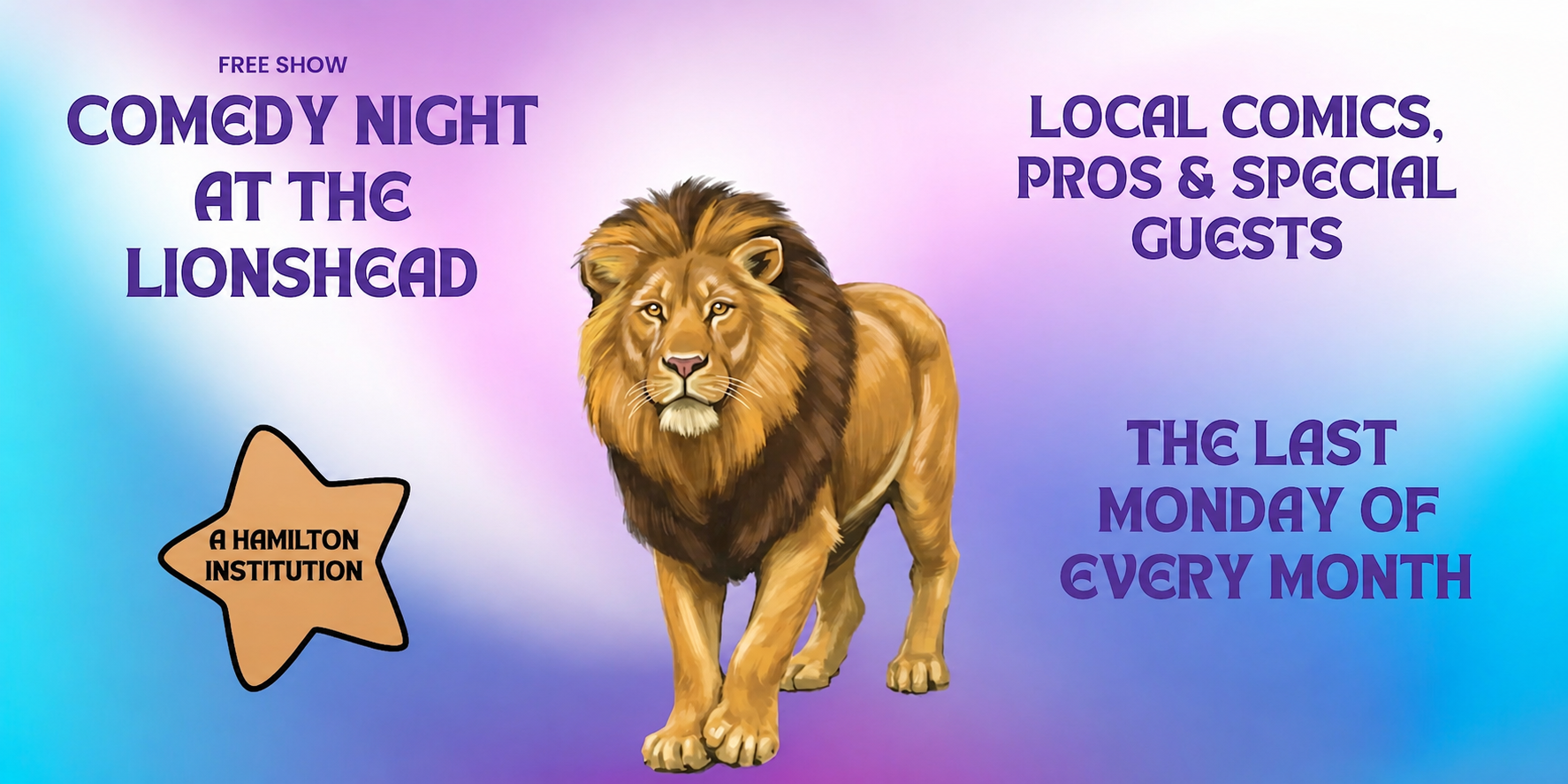 Monthly Comedy Night at the Lionshead