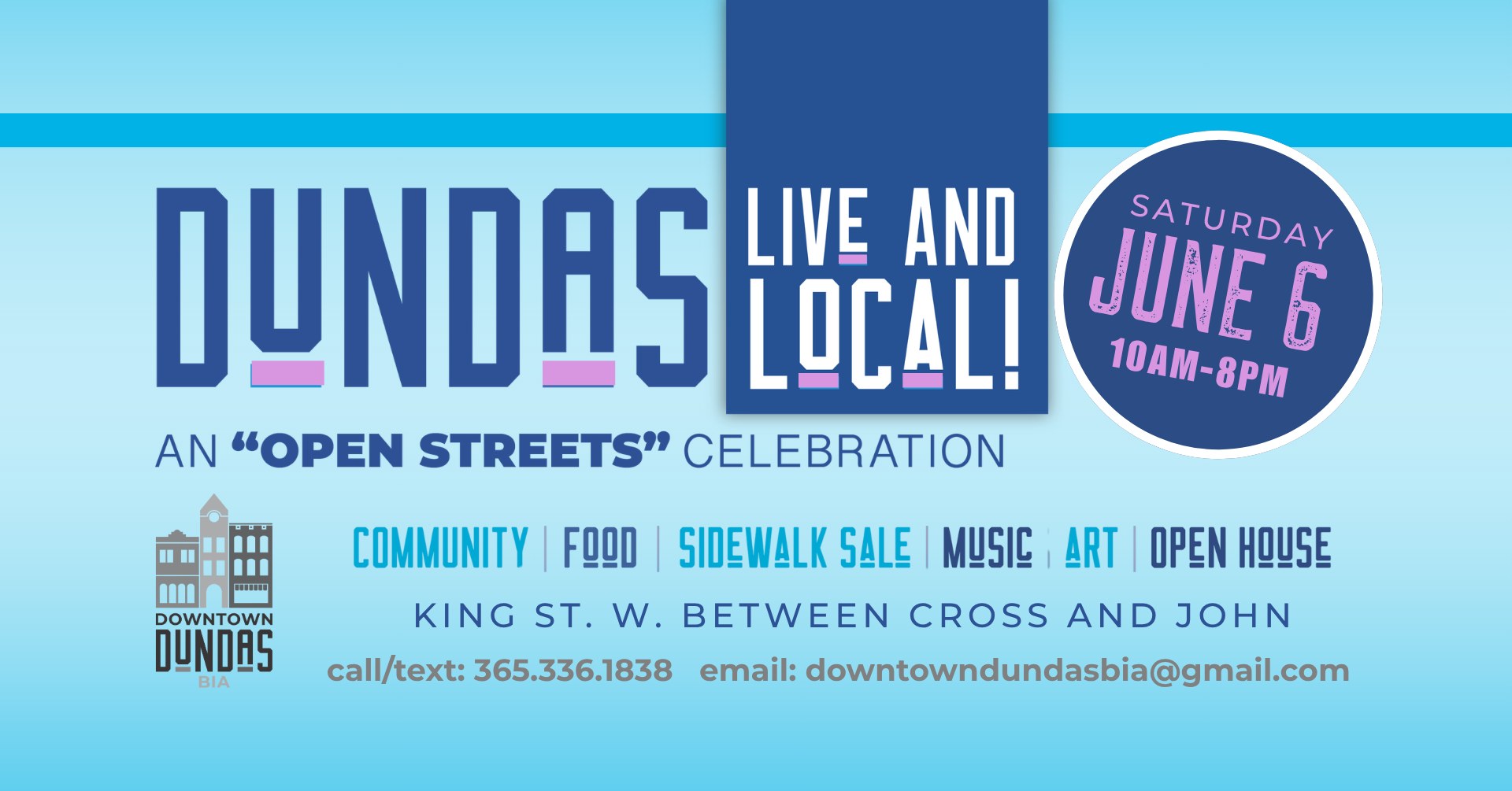 Live & Local: An Open Streets Celebration of All Things Dundas